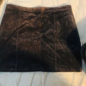 Forever 21 suede skirt
